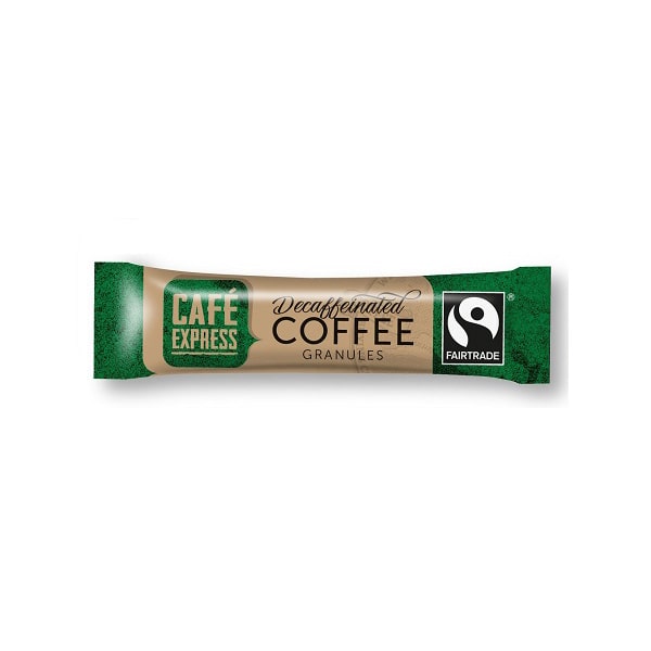 Cafe Express Fairtrade Decaffeinated Coffee Sticks 1.5 Grams - 250x Per Pack Cafe Express Fairtrade Decaffeinated Coffee Sticks 1.5 Grams - 250x Per Pack